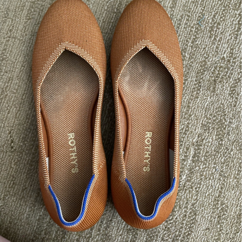 Rothy’s round toe flats.